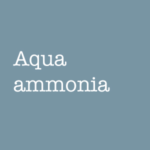 aqua ammonia